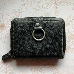 VTG Anne Klein Black Leather Wallet